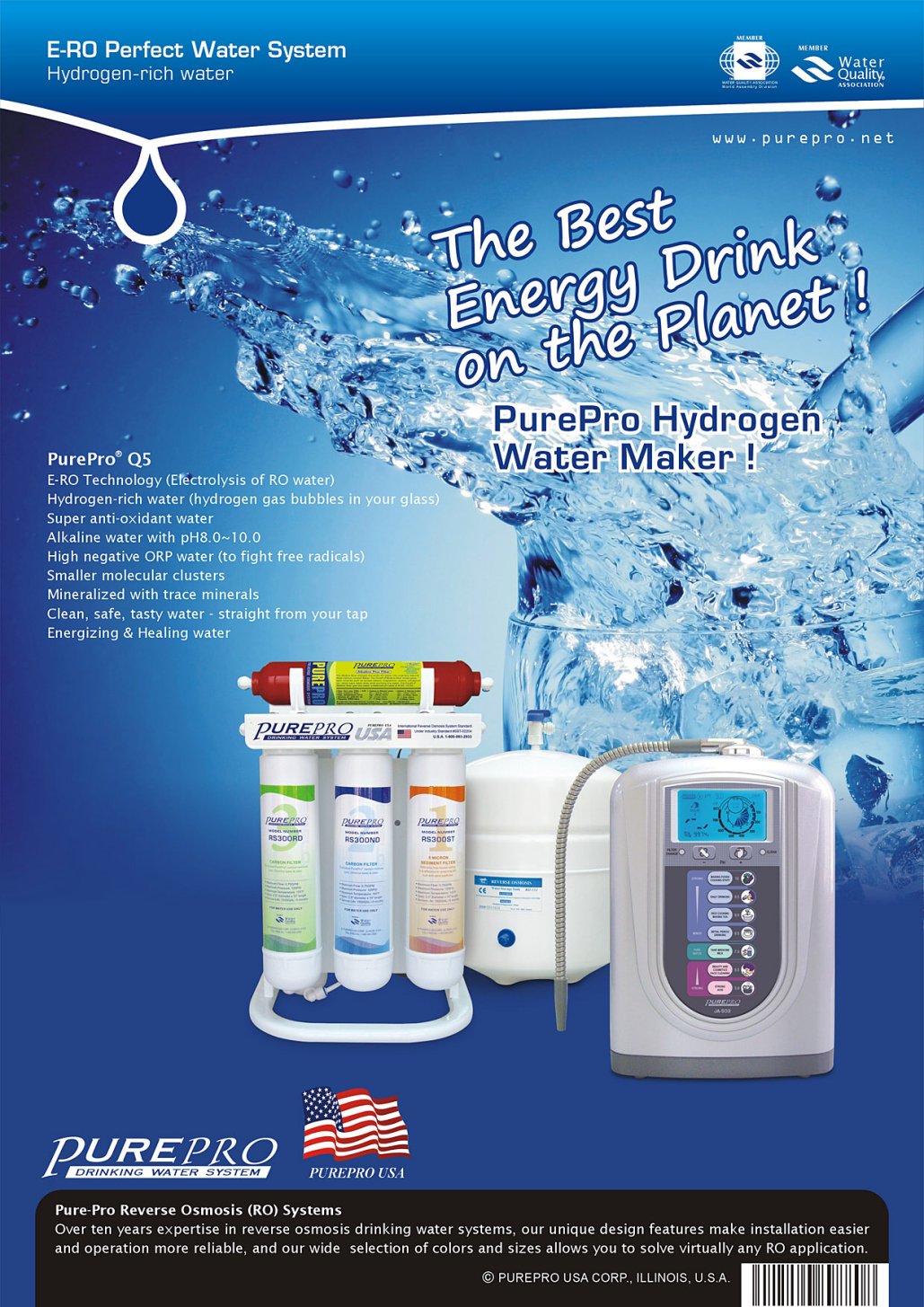 PurePro Water Ionizer JA703